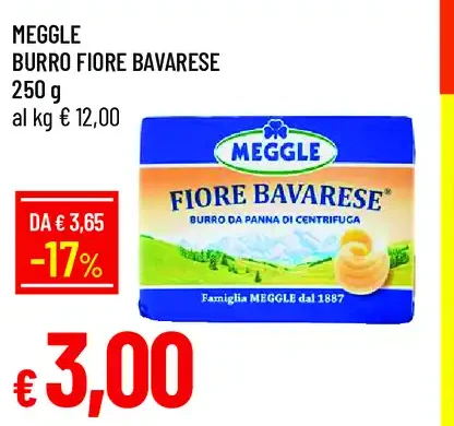 Meggle burro Fiore Bavarese