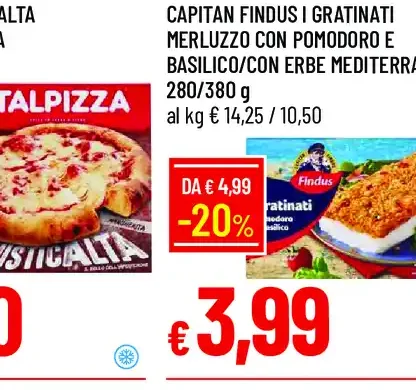 Italpizza Rusticalta pizza Margherita
