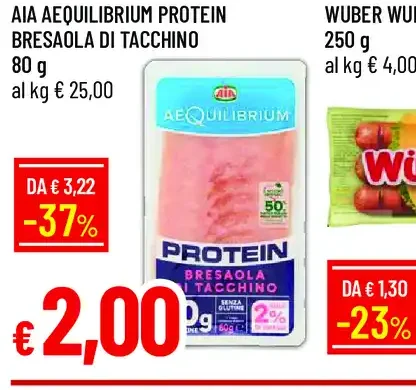 AIA AeQuilibrium Protein bresaola di tacchino