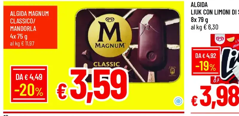 Algida Magnum Classico/Mandorla