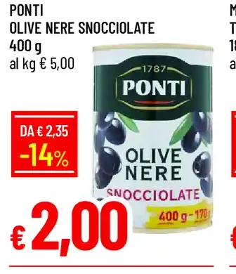 Olive nere snocciolate