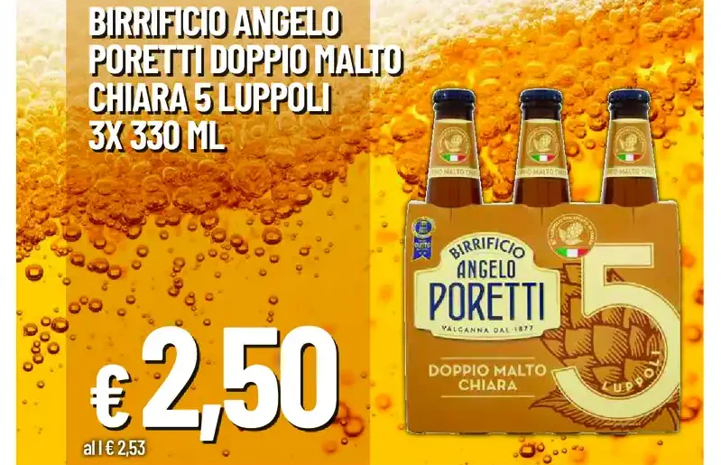 Birra doppio malto chiara