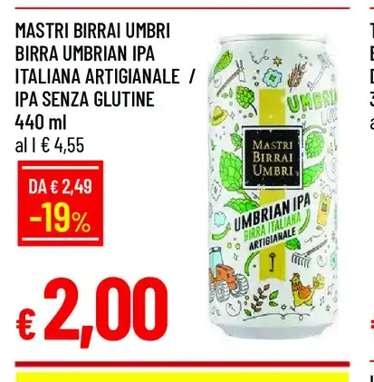 Birra IPA italiana artigianale senza glutine
