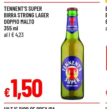 Birra strong lager doppio malto