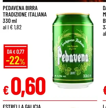 Pedavena Birra Tradizionale Italiana