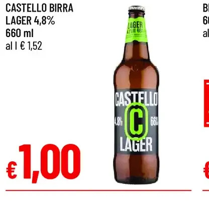 Castello Birra Lager 4.8%