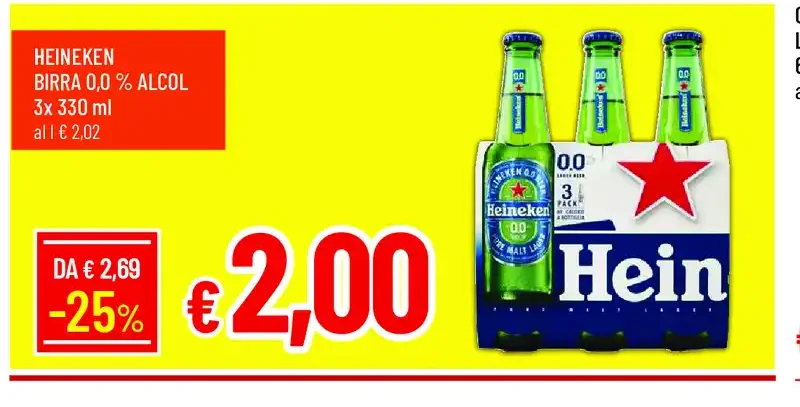Heineken Birra 0.0% Alcol
