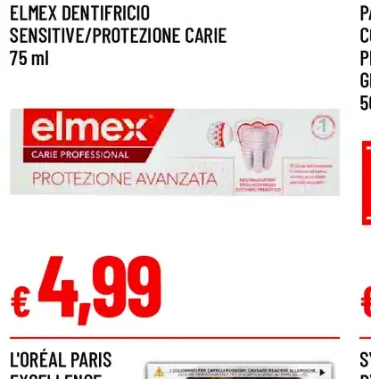 Elmex Dentifricio Sensitive/Protezione Carie