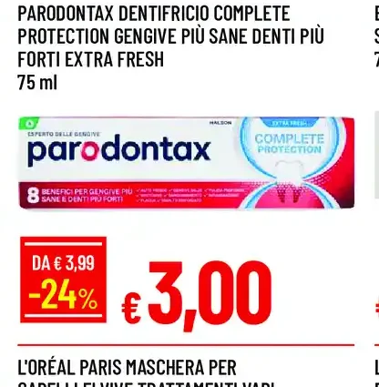 Parodontax Dentifricio Complete Protection