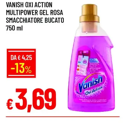 Vanish Oxi Action Multipower Gel Rosa