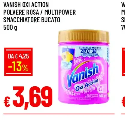 Vanish Oxi Action Polvere Rosa