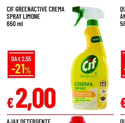 Cif Greenactive crema spray limone