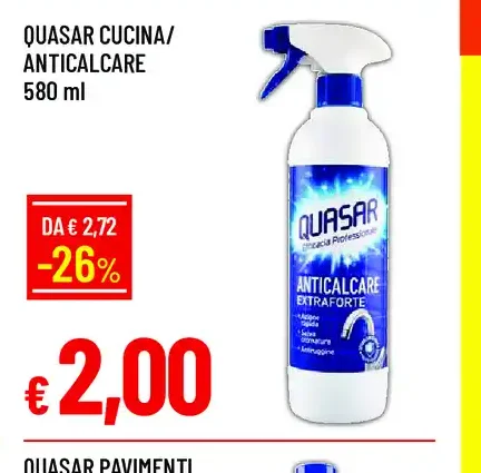 Quasar cucina anticalcare