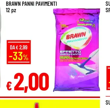 Brawn panni pavimenti