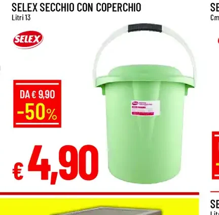 Selex secchio con coperchio