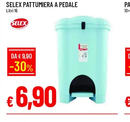 Selex pattumiera a pedale