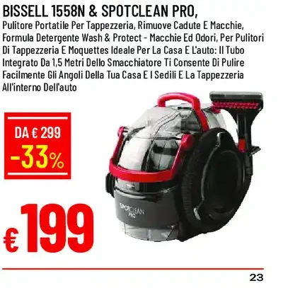Bissell 1558N Spotclean Pro