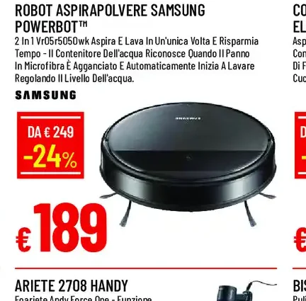 Robot aspirapolvere Samsung Powerbot