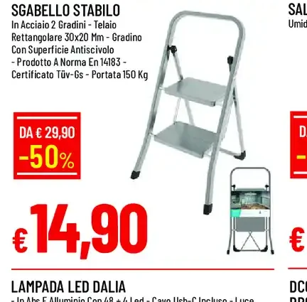 Sgabello stabile