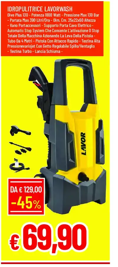 Idropulitrice Lavor Wash