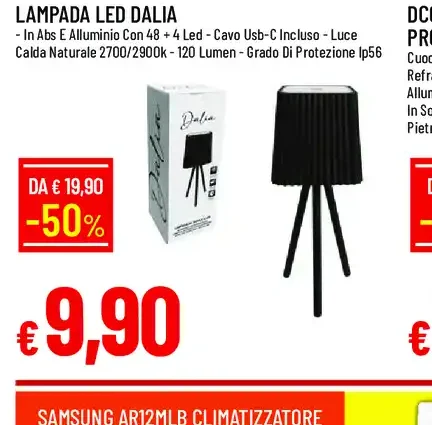 Lampada LED Dalia