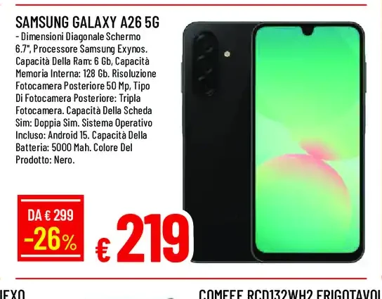 Samsung Galaxy A26 5G smartphone