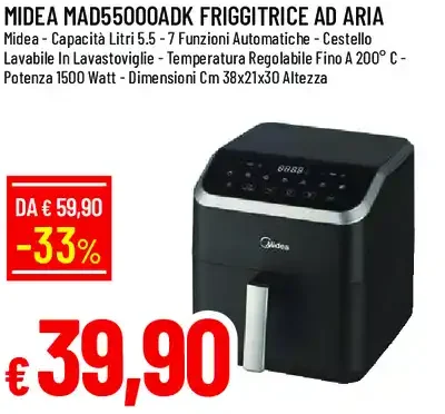 Midea friggitrice ad aria