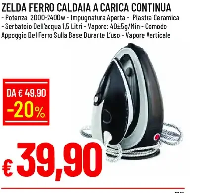 Zel da ferro caldaia a carica continua