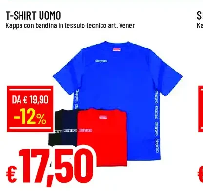 T-shirt uomo Kappa