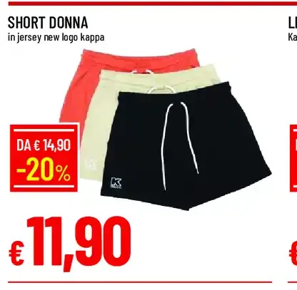 Short donna Kappa