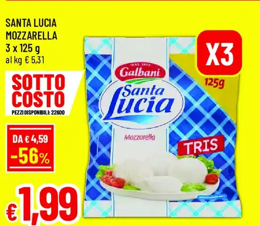 Santa Lucia Mozzarella