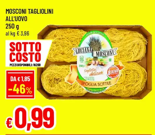 Mosconi Tagliolini all’Uovo