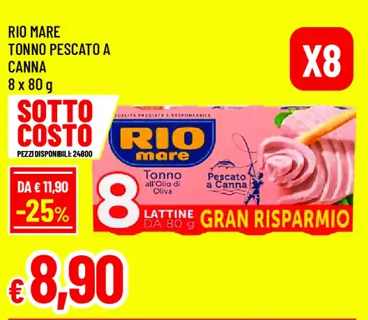 Rio Mare Tonno Pescato a Canna