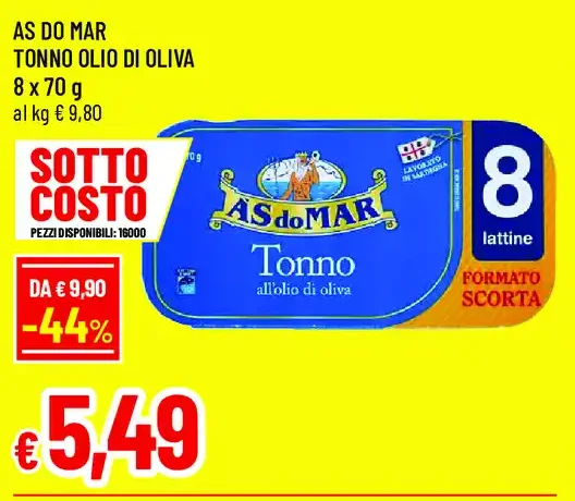 As do Mar Tonno Olio di Oliva