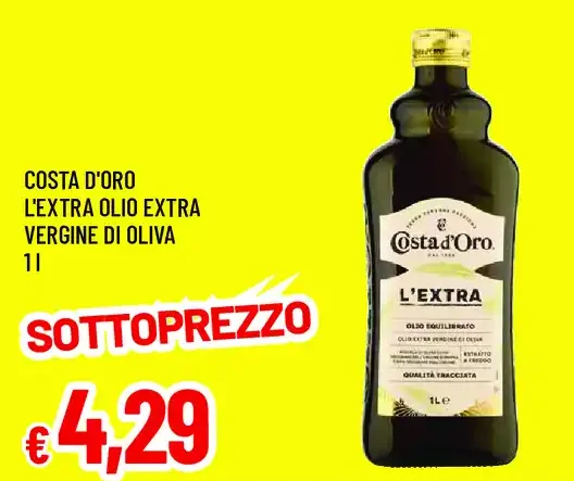 Costa d’Oro L’Extra Olio Extra Vergine di Oliva