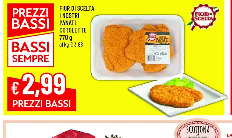 Fior di Scelta i nostri panati cotolette