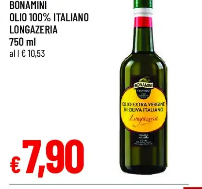 Bonamini olio 100% italiano longaria