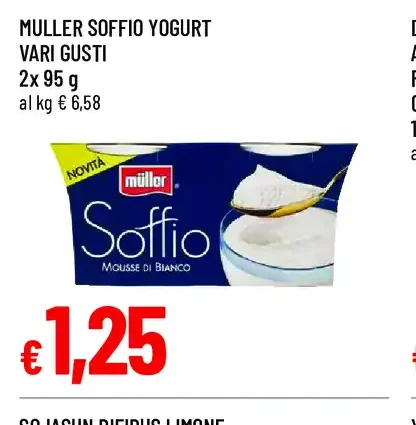 Müller Soffio yogurt vari gusti