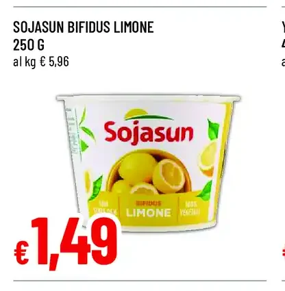 Sojasun bifidus limone