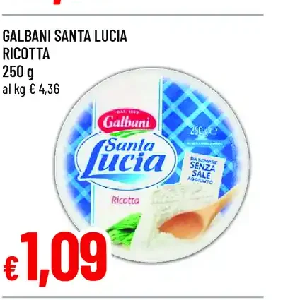 Galbani Santa Lucia ricotta