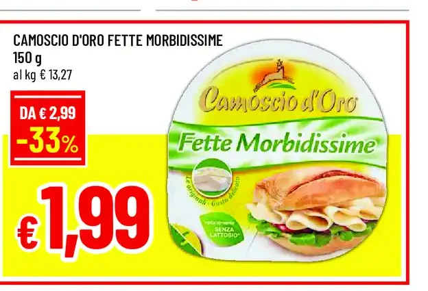 Camoscio d'Oro fette morbidissime