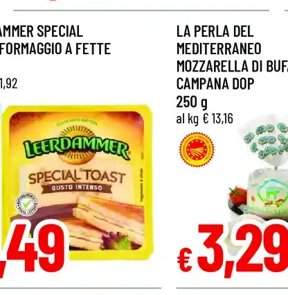 Leerdammer Special Toast formaggio a fette
