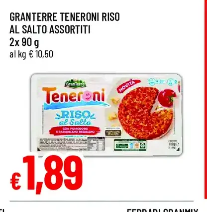 Granterre Teneroni riso al salto assortiti
