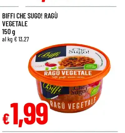 Biffi Che Sugo! ragù vegetale