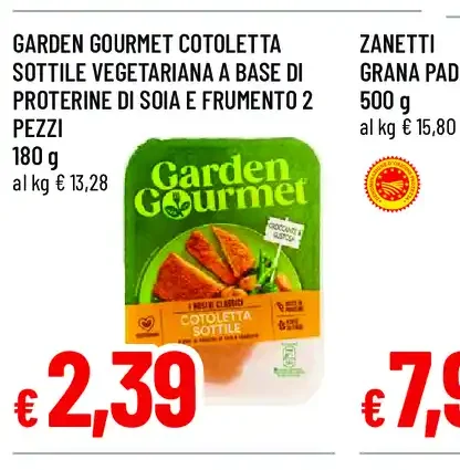 Garden Gourmet cotoletta sottile vegetriana
