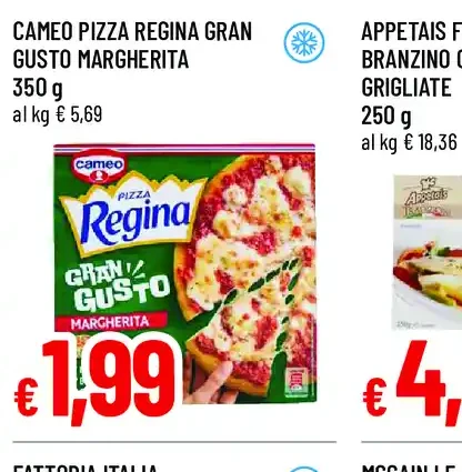 Cameo Pizza Regina Gran Gusto Margherita