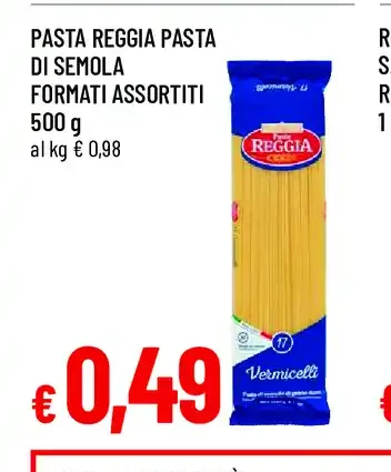 Pasta Reggia Pasta di Semola Formati Assortiti