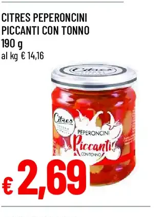 Citres Peperoncini Piccanti con Tonno