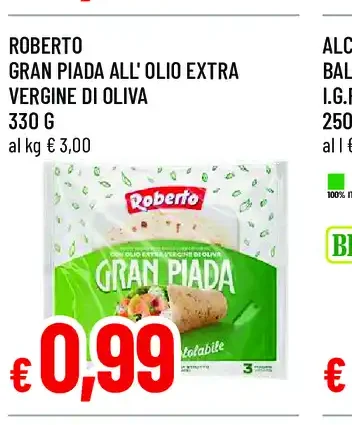 Roberto Gran Piada all'Olio Extra Vergine di Oliva