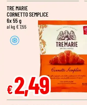 Tre Marie Cornetto Semplice